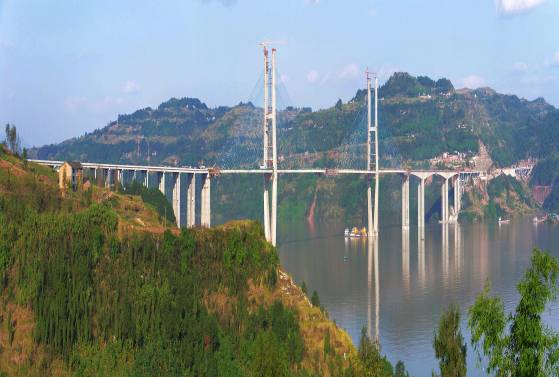 忠縣長江大橋----巴渝杯